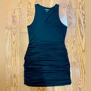 EXPRESS size M black cotton dress